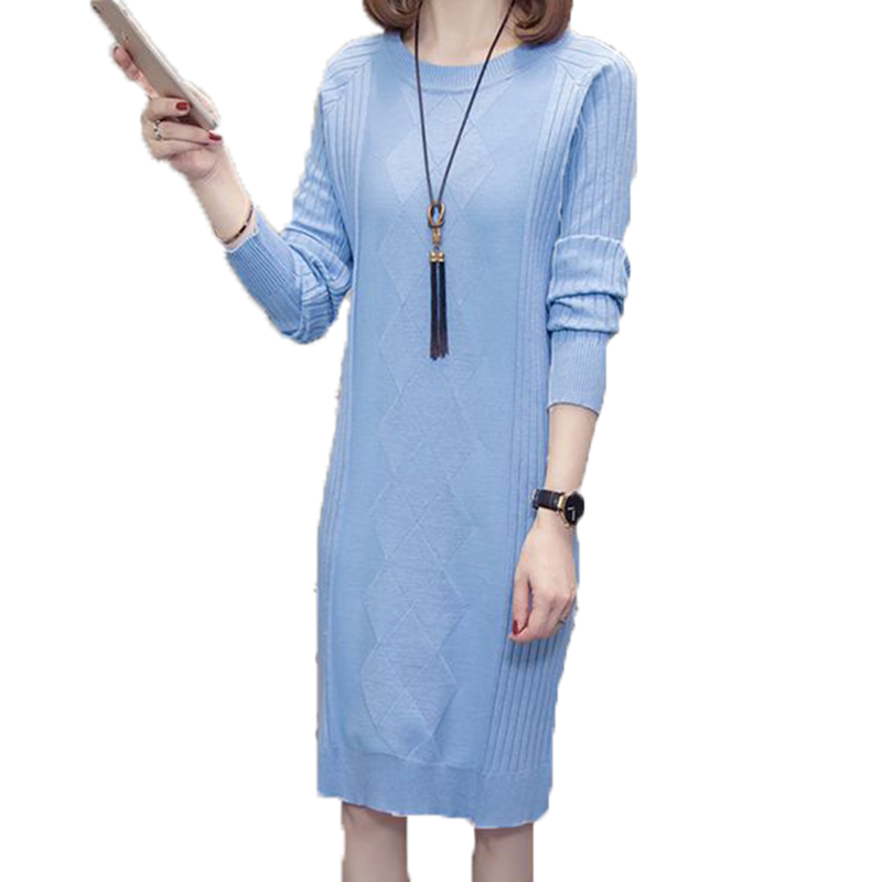Red Long Solid Color Knitted Dress Oversized Plus Large Size Female Pullover Woman Blouses Winter Women'S Sweaters Clothing 6424, Blue
Red Long Solid Color Knitted Dress Oversized Plus Large Size Female Pullover Woman Blouses Winter Women'S Sweaters Clothing 6424, Blue