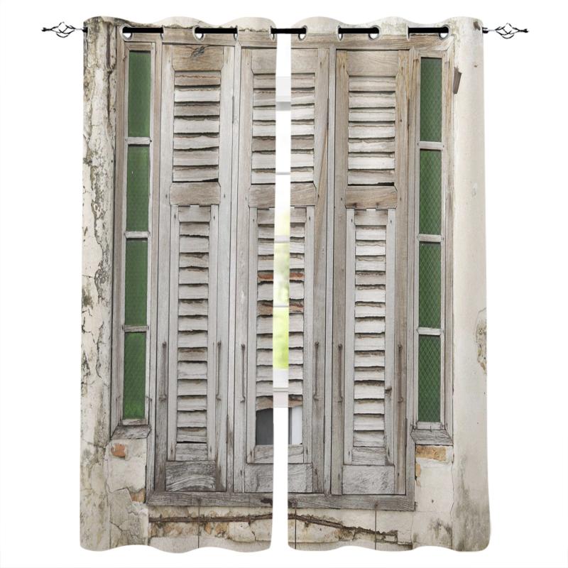 Old Brick Wall Wooden Planks Windows Retro Style Art Curtains for Living Room Bedroom Home Supplies Ready-made Window Curtains, As pic
Old Brick Wall Wooden Planks Windows Retro Style Art Curtains for Living Room Bedroom Home Supplies Ready-made Window Curtains, As pic