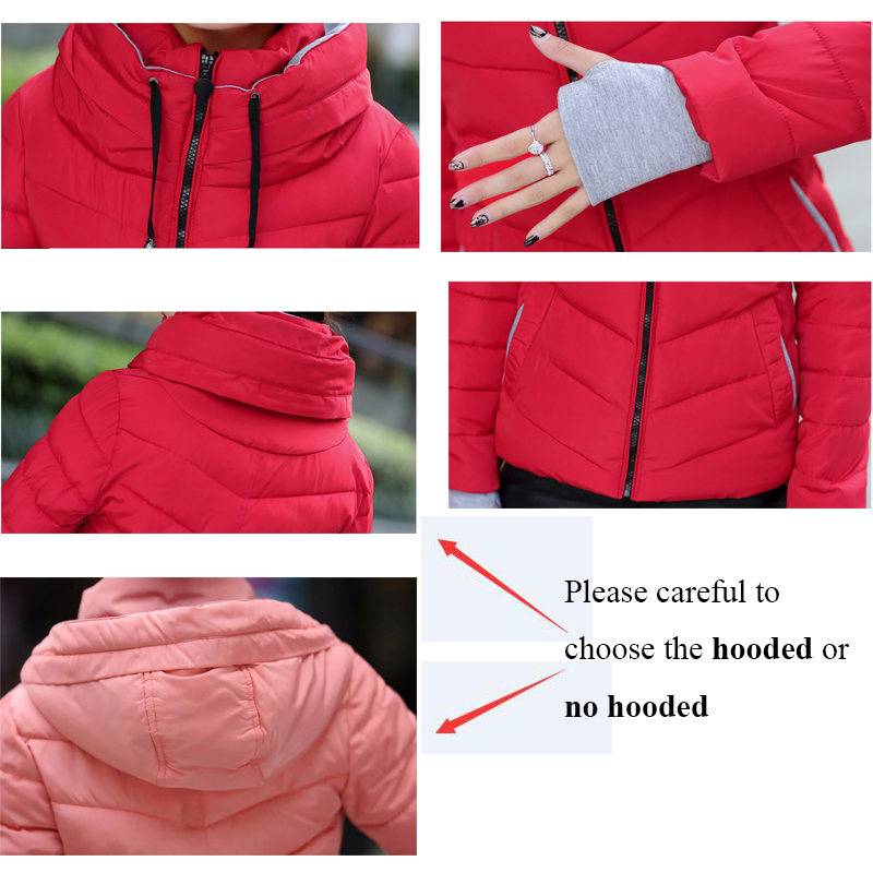 Fashion Autumn Winter Jacket Women Cotton Padded Jacket Female Basic Jackets Woman Winter Coat Parkas For Women chaqueta mujer T200212