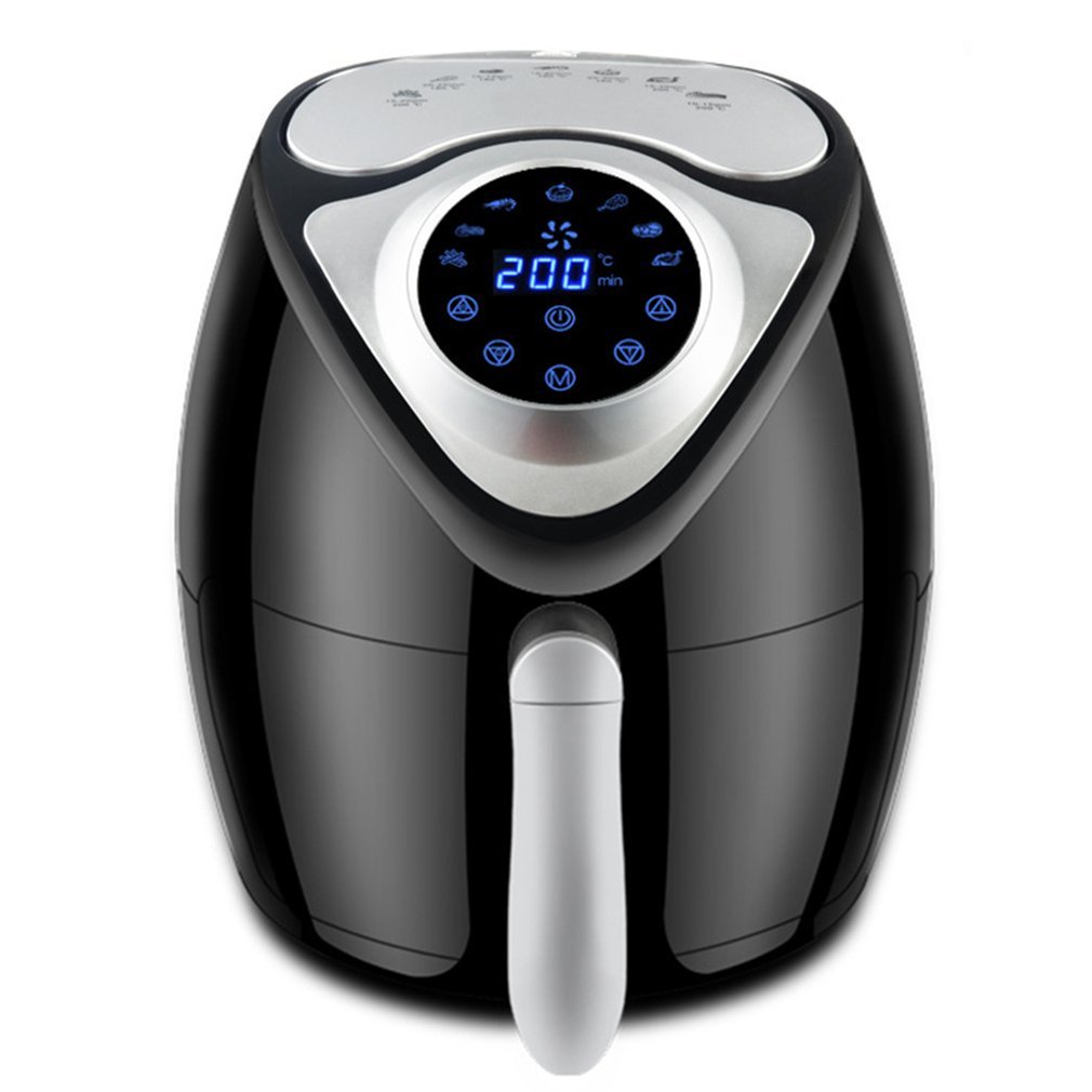 1300W/2.6L Air Fryer Large Capacity Air Fryer Household Smoke-free Electric Frying Pan Smart Touch Screen Fries Machine EU plug W1219
1300W/2.6L Air Fryer Large Capacity Air Fryer Household Smoke-free Electric Frying Pan Smart Touch Screen Fries Machine EU plug W1219