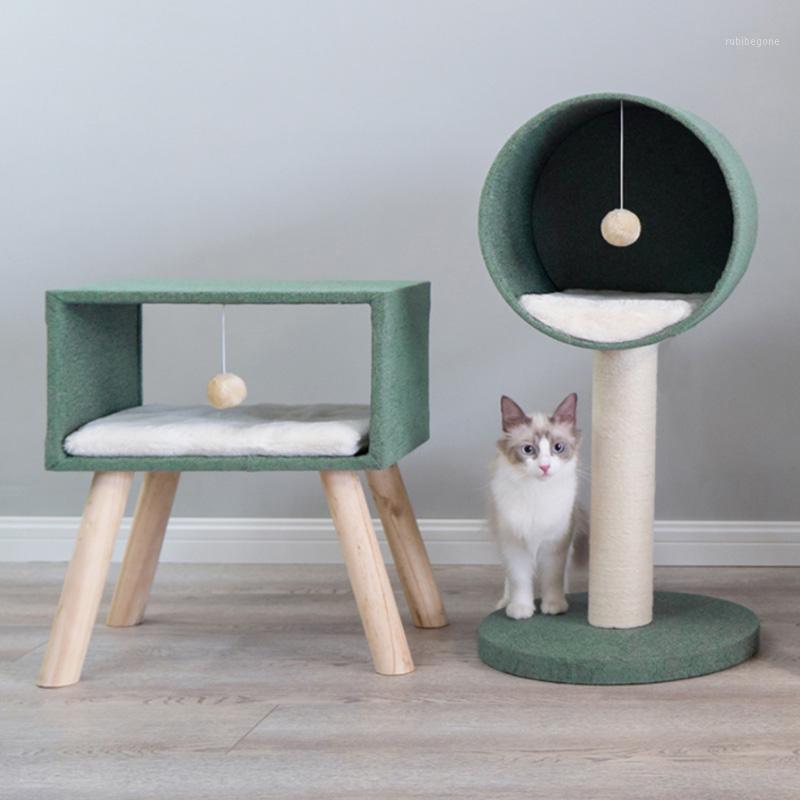 Climbing Frame Wooden Cat Scratcher House Tree Wood Cat Tower Scratching Post Cardboard Tiragraffi Gatto Scratch JJ60MZP1
Climbing Frame Wooden Cat Scratcher House Tree Wood Cat Tower Scratching Post Cardboard Tiragraffi Gatto Scratch JJ60MZP1