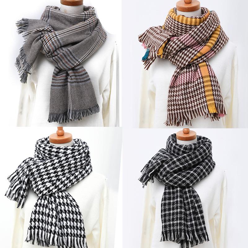 Scarf for Women plaid bufandas mujer black Houndstooth warm scarf women winter scarves shawls Blanket
Scarf for Women plaid bufandas mujer black Houndstooth warm scarf women winter scarves shawls Blanket