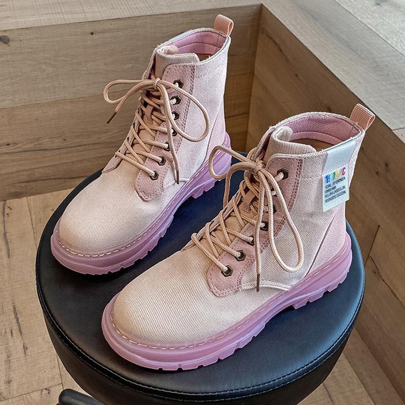 Autumn Winter Boots For Women Ankle Pink Retro Casual Platform Outdoor Lace Up Shoes1
Autumn Winter Boots For Women Ankle Pink Retro Casual Platform Outdoor Lace Up Shoes1