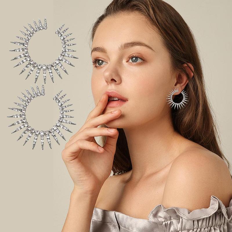 Shiny Hoop Earrings Women's Elegant Accessories Full Shop Silver Multifunctional Earrings Jewelry
Shiny Hoop Earrings Women's Elegant Accessories Full Shop Silver Multifunctional Earrings Jewelry