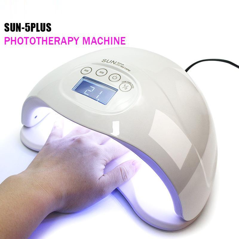 SUN 5PLUS Nail Dryer LED UV Nail Lamp Gel Polish Varnish Curing Machine 24 Lamp Beads Led For Home Manicure Equipment, As pic
SUN 5PLUS Nail Dryer LED UV Nail Lamp Gel Polish Varnish Curing Machine 24 Lamp Beads Led For Home Manicure Equipment, As pic