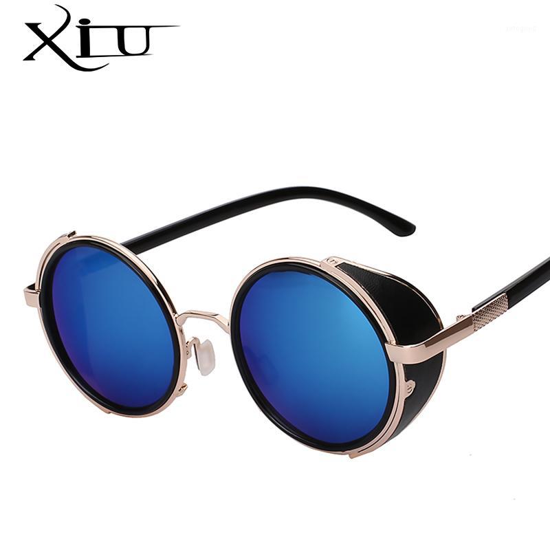 Sunglasses XIU Steampunk Men Sunglass Retro Vintage Round Metal Wrap Brand Glasses UV4001
Sunglasses XIU Steampunk Men Sunglass Retro Vintage Round Metal Wrap Brand Glasses UV4001