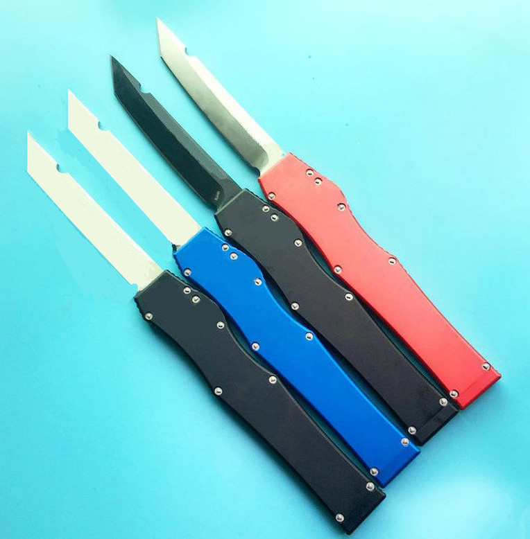 JCY JCY Glory V single action all black green red blue handle tactical self defense folding edc camping knife hunting knives pocket tool