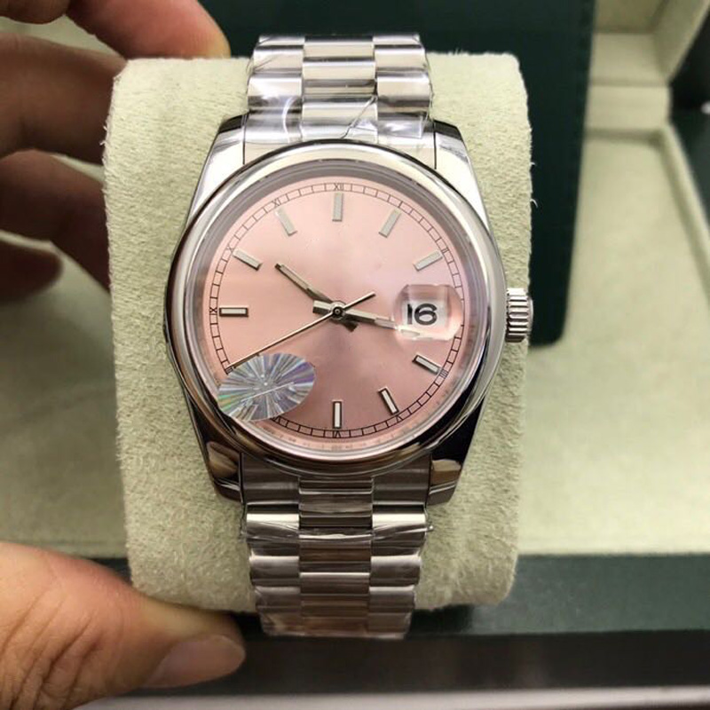 Fashion best-selling high quality ladies 36 mm single calendar watch stainless steel watchband automatic mechanical women's sports watch, Bronze
Fashion best-selling high quality ladies 36 mm single calendar watch stainless steel watchband automatic mechanical women's sports watch, Bronze