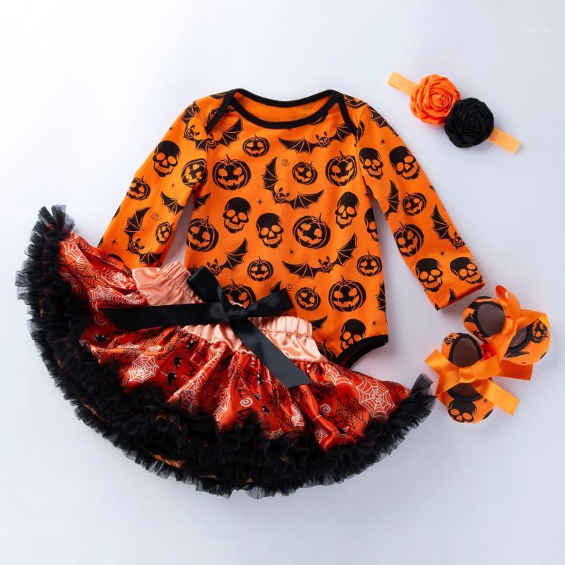Halloween Pumpkin/skull4 Piece Set New Born Baby Girls Romper Infant Outfits Girls Princess Toddler Kids Clothes Halloween Gifts1, F5049
Halloween Pumpkin/skull4 Piece Set New Born Baby Girls Romper Infant Outfits Girls Princess Toddler Kids Clothes Halloween Gifts1, F5049