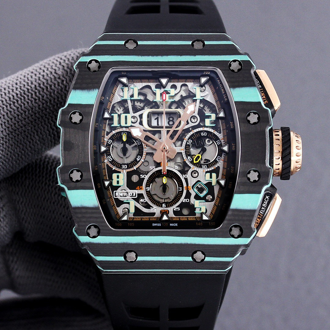 Kv produces ultimate limited edition RM11-03 watch equipped automatic 7750 timing machine movement size 40x50x16mm with the highest quali, Slivery;brown
Kv produces ultimate limited edition RM11-03 watch equipped automatic 7750 timing machine movement size 40x50x16mm with the highest quali, Slivery;brown
