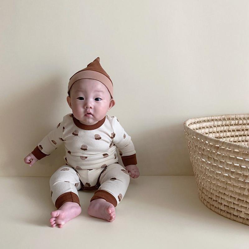 Infant boy girl Clothing Set Spring Autumn Baby Bodysuit High Waist Pants And Baby Hat 3 Pcs Newborn Clothes Outfit, Cartoon b
Infant boy girl Clothing Set Spring Autumn Baby Bodysuit High Waist Pants And Baby Hat 3 Pcs Newborn Clothes Outfit, Cartoon b