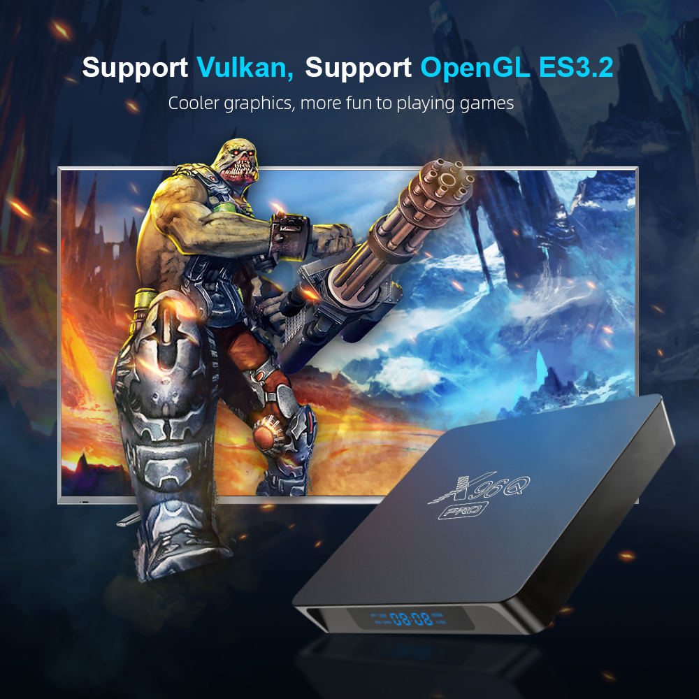 X96Q PRO Smart TV BOX Android 10 Allwinner H313 2GB 16GB X96Q PRO 2.4G WiFi 4K HD Set-Top Box Media Player