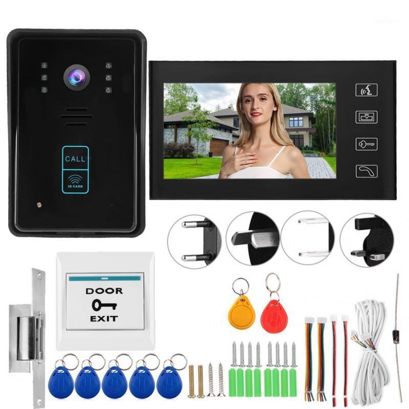 7in Wired Video Doorphone Password Card Remote Control Access System 100-240V Video Doorbell Intercom1
7in Wired Video Doorphone Password Card Remote Control Access System 100-240V Video Doorbell Intercom1