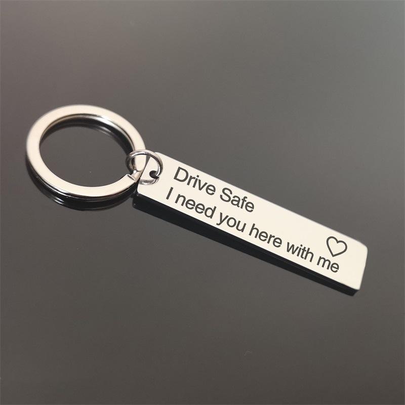 Keychains Keychain Man Letter Key Chain Women Drive Safe I Need You Here With Me Ring For Pants Pendant Jewellery Alloy Brelok
Keychains Keychain Man Letter Key Chain Women Drive Safe I Need You Here With Me Ring For Pants Pendant Jewellery Alloy Brelok