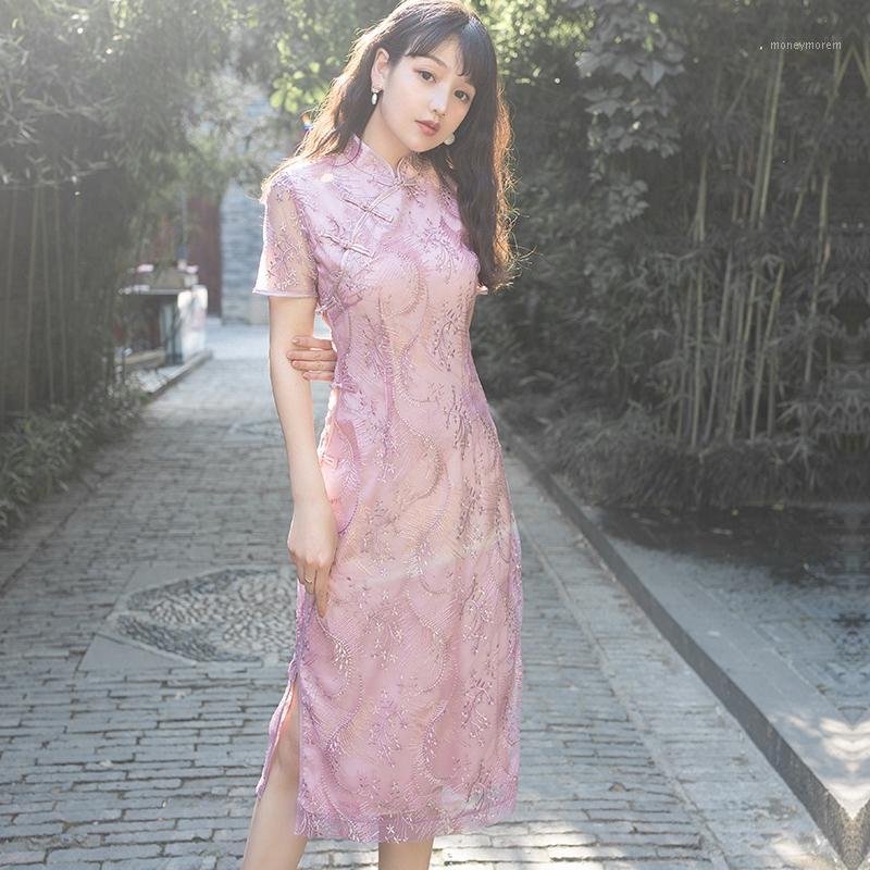 2020 Spring and Summer New Spot Real Shot Improved Cheongsam Mid-length Young Retro Dress Women1
2020 Spring and Summer New Spot Real Shot Improved Cheongsam Mid-length Young Retro Dress Women1