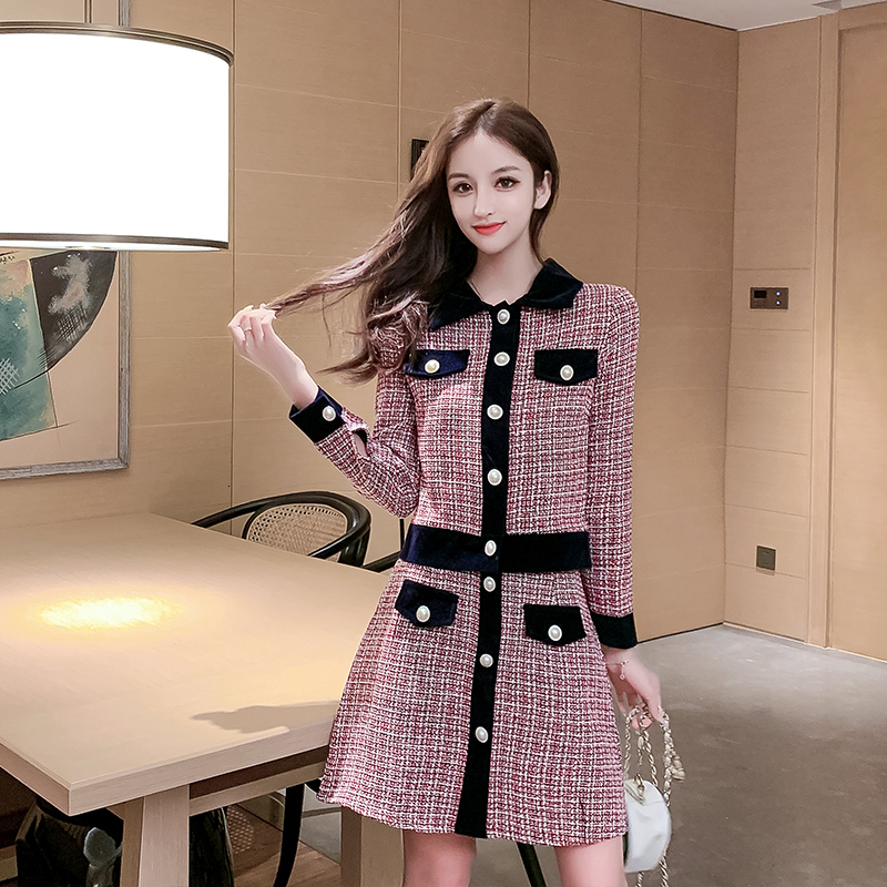 2021 New Autumn Winter Tweed 2 Piece Women Slim Plaid Set Fashion Beaded Buttons Jacket Coat + A-line Skirt Suit Outfits 37iv, Red plaid suit
2021 New Autumn Winter Tweed 2 Piece Women Slim Plaid Set Fashion Beaded Buttons Jacket Coat + A-line Skirt Suit Outfits 37iv, Red plaid suit