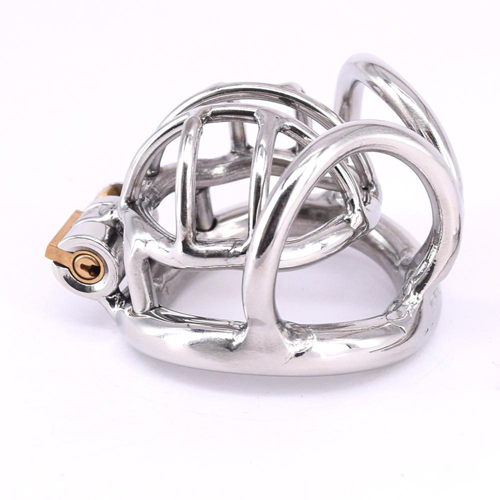 stainless steel male chastity cage short metal cockring curved testicle bondage gear chastity devices balls locking ring for men
stainless steel male chastity cage short metal cockring curved testicle bondage gear chastity devices balls locking ring for men