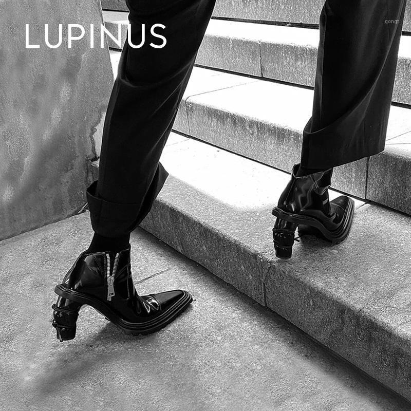 Lupinus Fashion Shaped Heel Ankle Boots For Women 2021 New INS Style Women Ankle Boots Design Winter1, Black
Lupinus Fashion Shaped Heel Ankle Boots For Women 2021 New INS Style Women Ankle Boots Design Winter1, Black