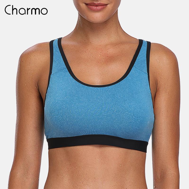 Charmo Women' Mid Impact Support Sports Bra Padded Yoga Bra Breathable Running Workout Racerback Sports Top Anti-sweat Yoga1, Blu
Charmo Women' Mid Impact Support Sports Bra Padded Yoga Bra Breathable Running Workout Racerback Sports Top Anti-sweat Yoga1, Blu