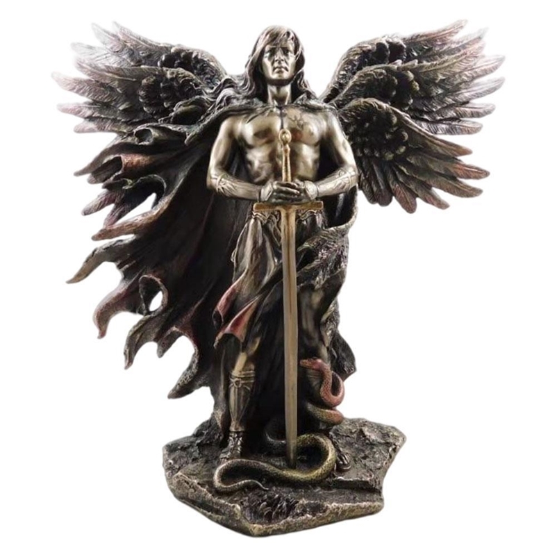 Bronzed Seraphim Six-winged Guardian Angel With Sword And Serpent Big Statue Resin Statues Home Decoration 211229
Bronzed Seraphim Six-winged Guardian Angel With Sword And Serpent Big Statue Resin Statues Home Decoration 211229