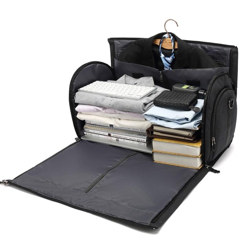 New Garment Travel Bag Luggage Maletas De Viaje Duffel Bag Carry on Hanging Suitcase Clothing Business Multiple Pockets Pack Sac, Black
New Garment Travel Bag Luggage Maletas De Viaje Duffel Bag Carry on Hanging Suitcase Clothing Business Multiple Pockets Pack Sac, Black