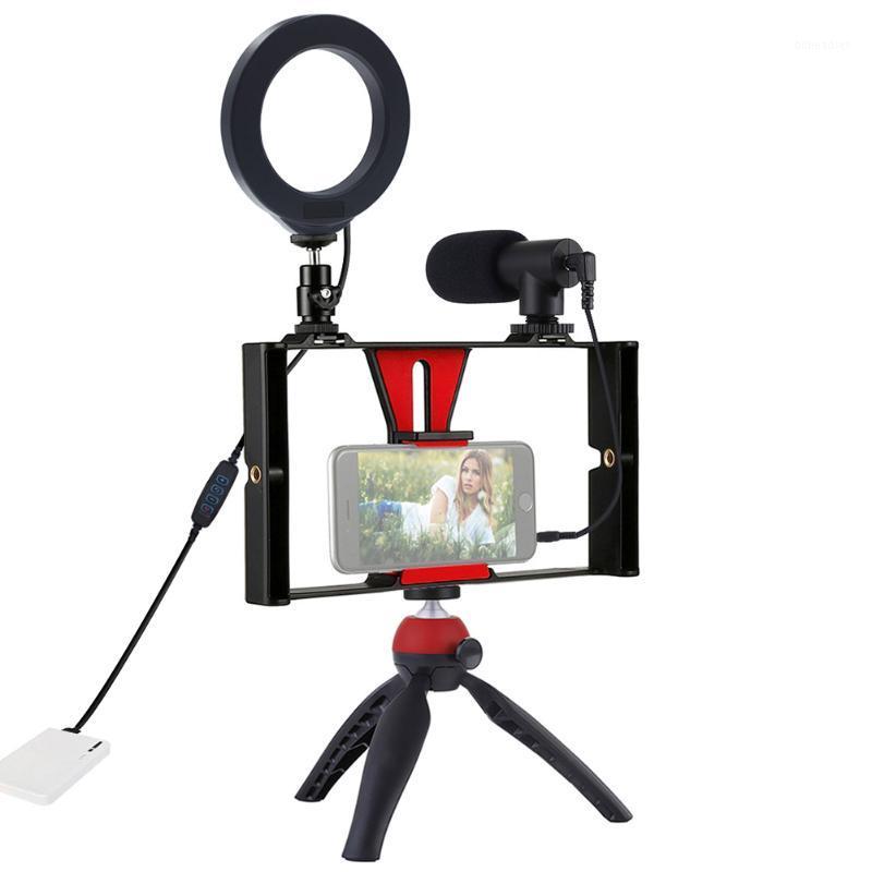 4.6 inch Ring LED Selfie Light Vlogging Live Broadcast Video Rig Handle Stabilizer Aluminum Stand Kits with Tripod Mount Mic1
4.6 inch Ring LED Selfie Light Vlogging Live Broadcast Video Rig Handle Stabilizer Aluminum Stand Kits with Tripod Mount Mic1