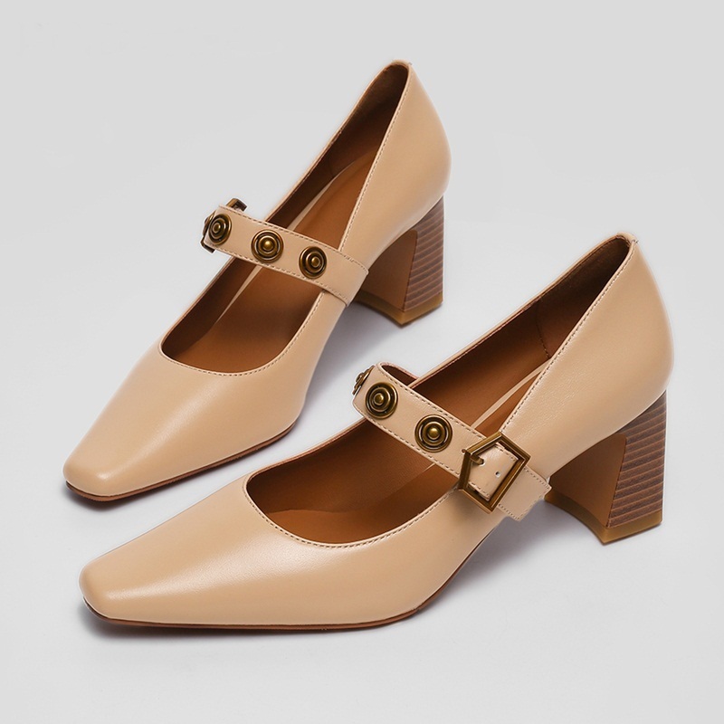2021 New Female Spring Finger Foot Genuine Thick Leather High Heels Party Ladies High-quality Shoes Woman Sq0w, Brown
2021 New Female Spring Finger Foot Genuine Thick Leather High Heels Party Ladies High-quality Shoes Woman Sq0w, Brown
