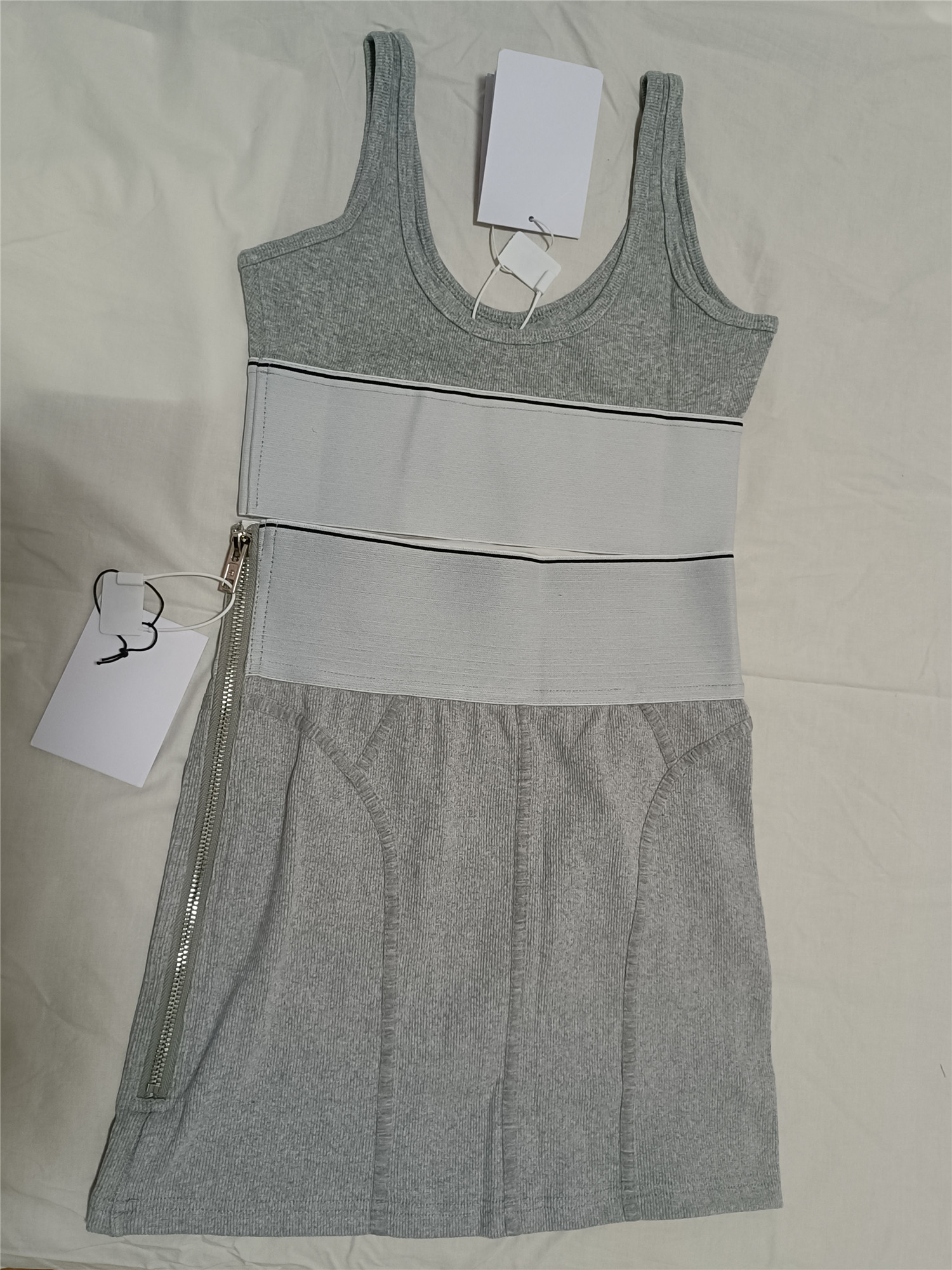 2022ss Womens Two Piece Dress Women Classic Letter Mini Bra Skirt Ladies Vintage Clothing Sets For Female Top + Short Skirts Femme