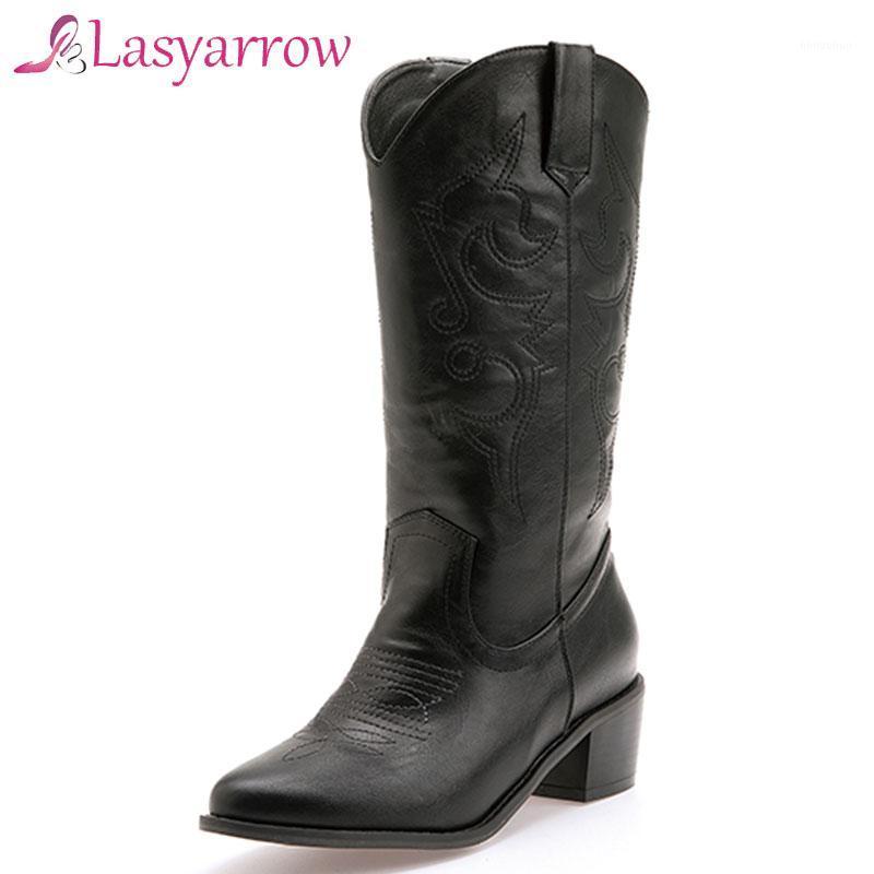 Lasyarrow Western Boots Women Mid Calf Cowboy Boots Fashion Round Toe Sewing Shoes Female High Heels Thick Shoes Ladies Autumn1, Black906
Lasyarrow Western Boots Women Mid Calf Cowboy Boots Fashion Round Toe Sewing Shoes Female High Heels Thick Shoes Ladies Autumn1, Black906