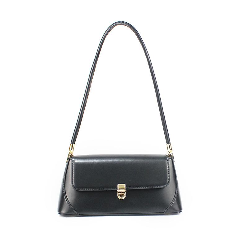 Senior Female Bag 2021 New Solid Color Baguette Bag Simple One-shoulder Armpit Commuter Retro Baguette Purses and Handbags, Black
Senior Female Bag 2021 New Solid Color Baguette Bag Simple One-shoulder Armpit Commuter Retro Baguette Purses and Handbags, Black