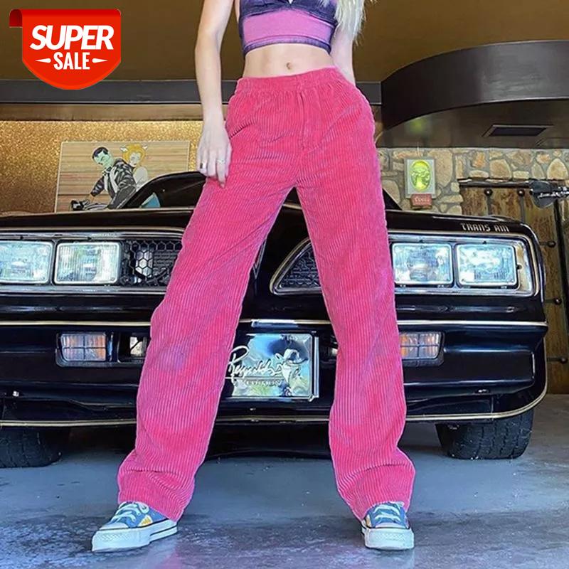 Y2K Fashion Hot Pink Corduroy High Waist Pants Hip Hop Style Loosed Pocket Long Pants 90s Streetwear E-girl Outfits Rave #Ng5l, Black;white
Y2K Fashion Hot Pink Corduroy High Waist Pants Hip Hop Style Loosed Pocket Long Pants 90s Streetwear E-girl Outfits Rave #Ng5l, Black;white