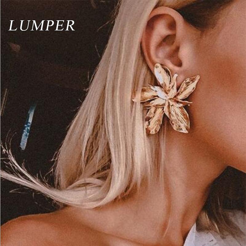 LUMPER Popular accessories Euro American punk EARRINGS Metal stereo flower earrings
LUMPER Popular accessories Euro American punk EARRINGS Metal stereo flower earrings