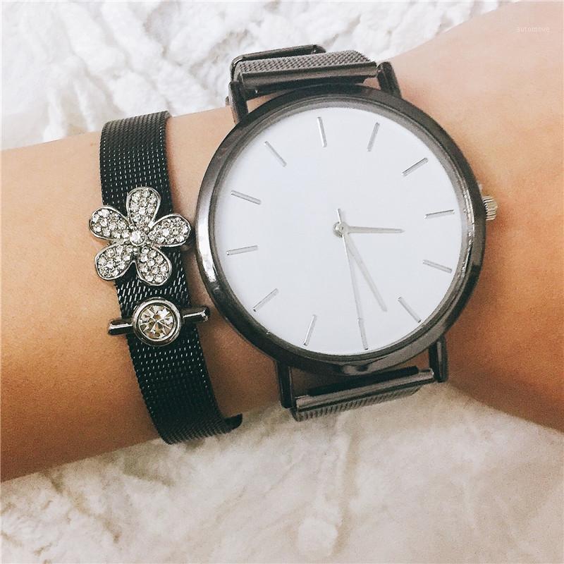 Vinnie Design Jewelry Stainless Steel Black Mesh Bracelet with Slide Charms and Wristwatch Set for Women1
Vinnie Design Jewelry Stainless Steel Black Mesh Bracelet with Slide Charms and Wristwatch Set for Women1