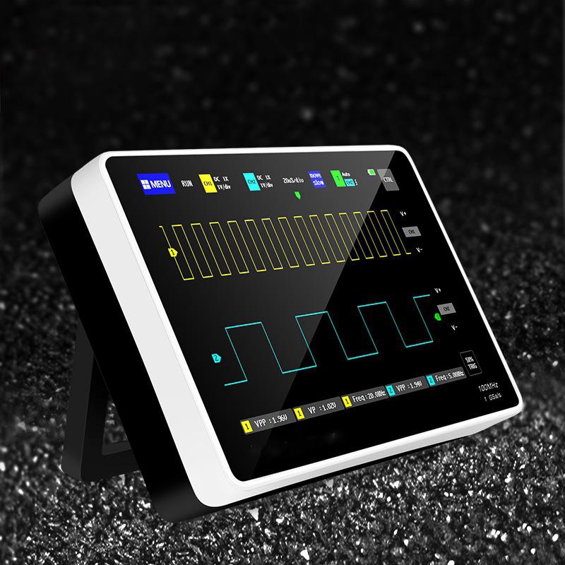 1013D Digital Oscilloscope 2 Channels 100MHz Bandwidth 1GSa/s Sampling Rate USB Osciloscopio with Color TFT LCD Touching Screen
1013D Digital Oscilloscope 2 Channels 100MHz Bandwidth 1GSa/s Sampling Rate USB Osciloscopio with Color TFT LCD Touching Screen