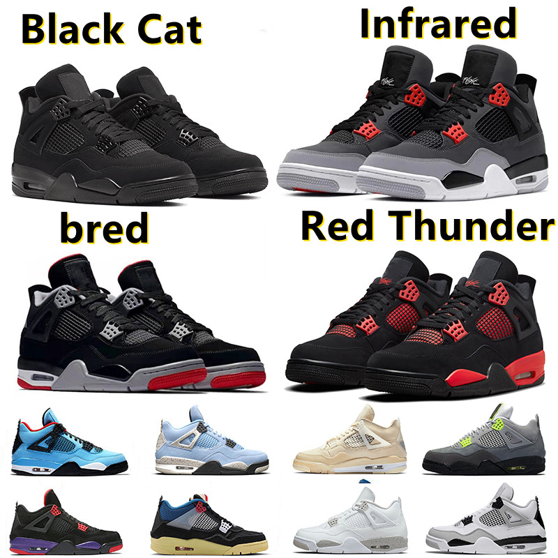 Jumpman 4 4s Retro OG Infrared mens Basketball Shoes bred White Oreo Cement Travis Red Thunder Military Black Neon University Blue women Sports sneakers 36-47, 15
Jumpman 4 4s Retro OG Infrared mens Basketball Shoes bred White Oreo Cement Travis Red Thunder Military Black Neon University Blue women Sports sneakers 36-47, 15