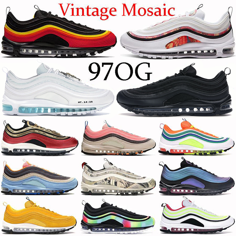 Cushions 97OG Mens Womens Running Shoes Aurora Green Triple White Sean Wotherspoon Silver Bullet Worldwide Jesus Sports Trainers Sneakers, 46 shoe box
Cushions 97OG Mens Womens Running Shoes Aurora Green Triple White Sean Wotherspoon Silver Bullet Worldwide Jesus Sports Trainers Sneakers, 46 shoe box