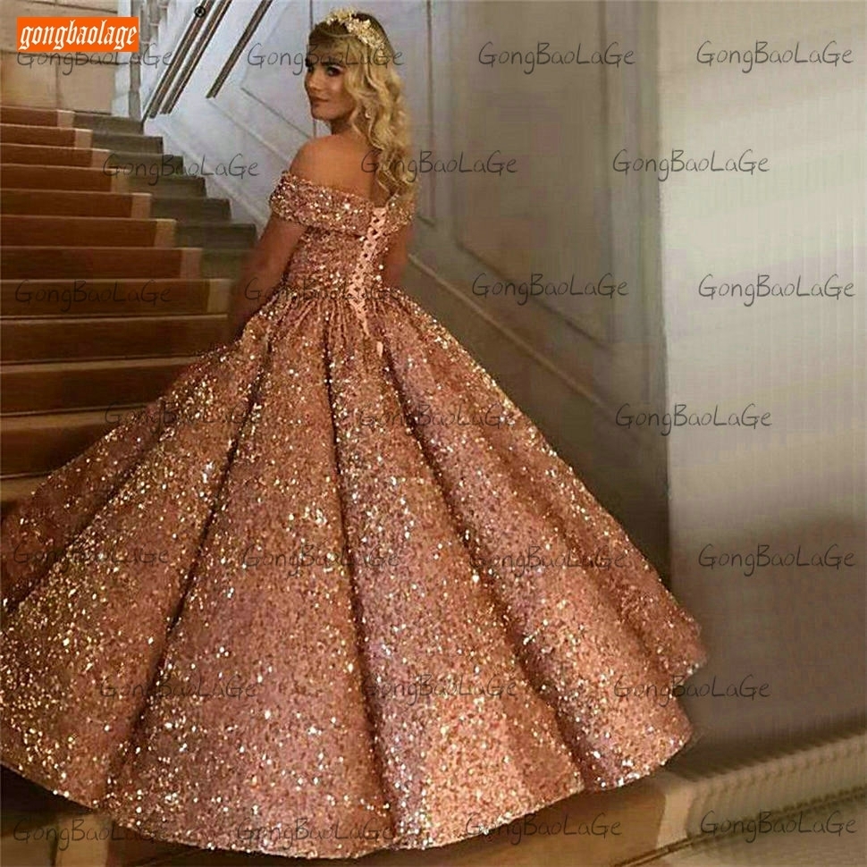 Royal Blue Evening Dresses Lace Up Robe De Soiree Sparkly Sequined Custom Made Evening Gowns Long Women Party Dress Formal 201114