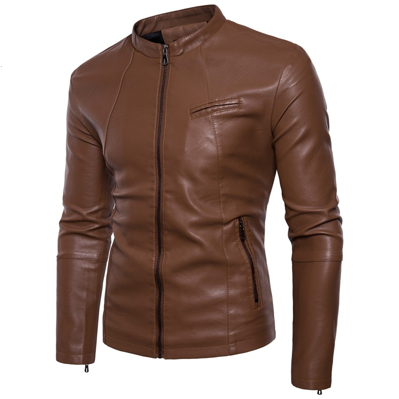 2021 New Negizber Locomotive Plutonium Leather Solid Color Zipper Spring Male Streetwear Casual Fine Men's Jacket Ya0f, Red.
2021 New Negizber Locomotive Plutonium Leather Solid Color Zipper Spring Male Streetwear Casual Fine Men's Jacket Ya0f, Red.