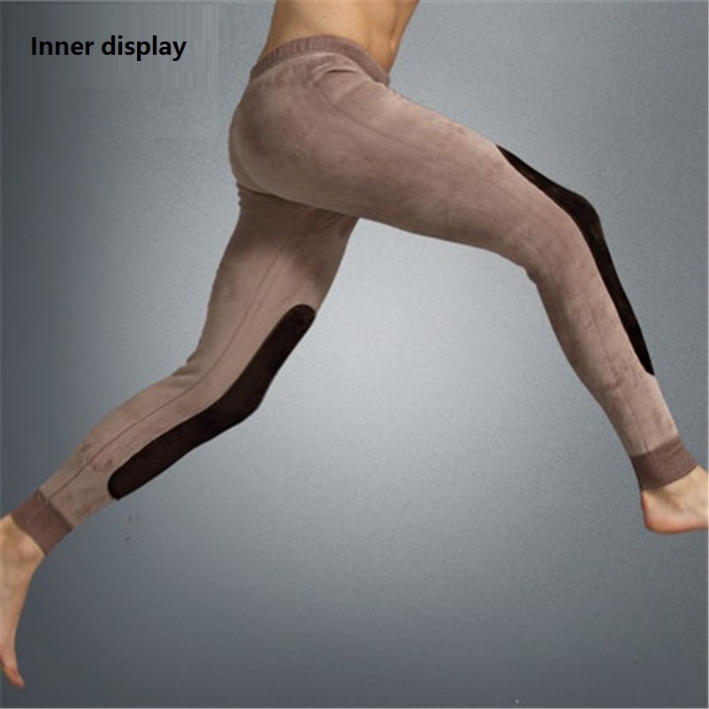 New thermal underwear pants thick wear in very cold Winter underpants for Russian Canada and European men Protect the knee 201023
