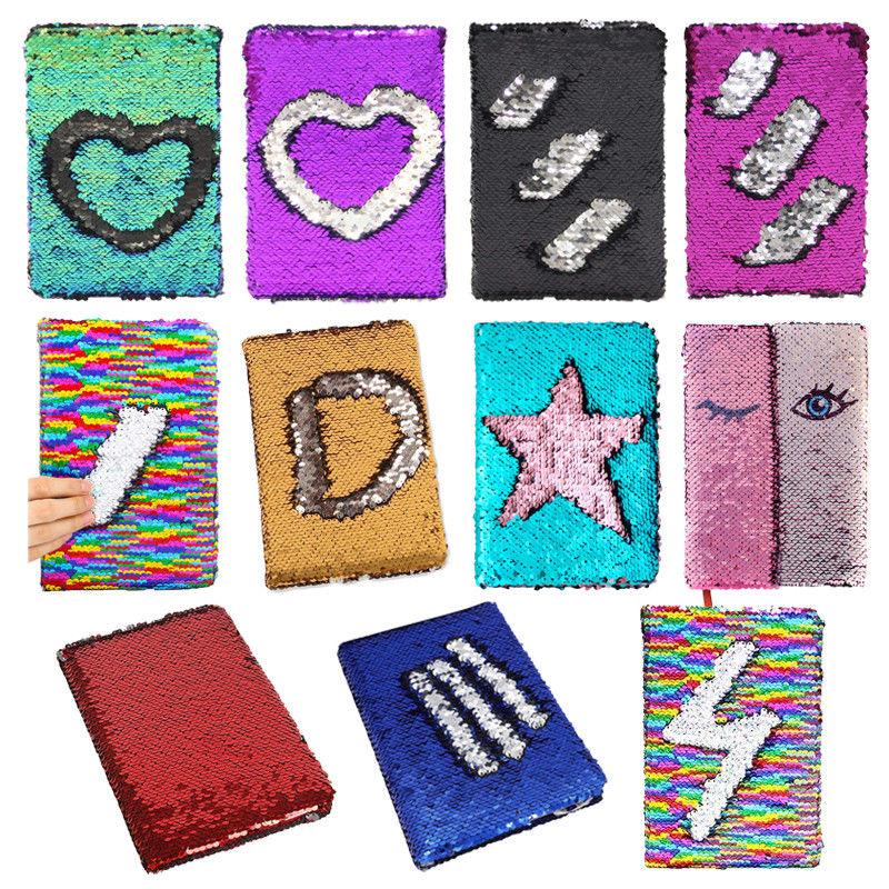 A6 Reversible Sketchbook Writing Pads Diary Book Mermaid Sequins Notebook School arrival Gifts Notebook
A6 Reversible Sketchbook Writing Pads Diary Book Mermaid Sequins Notebook School arrival Gifts Notebook