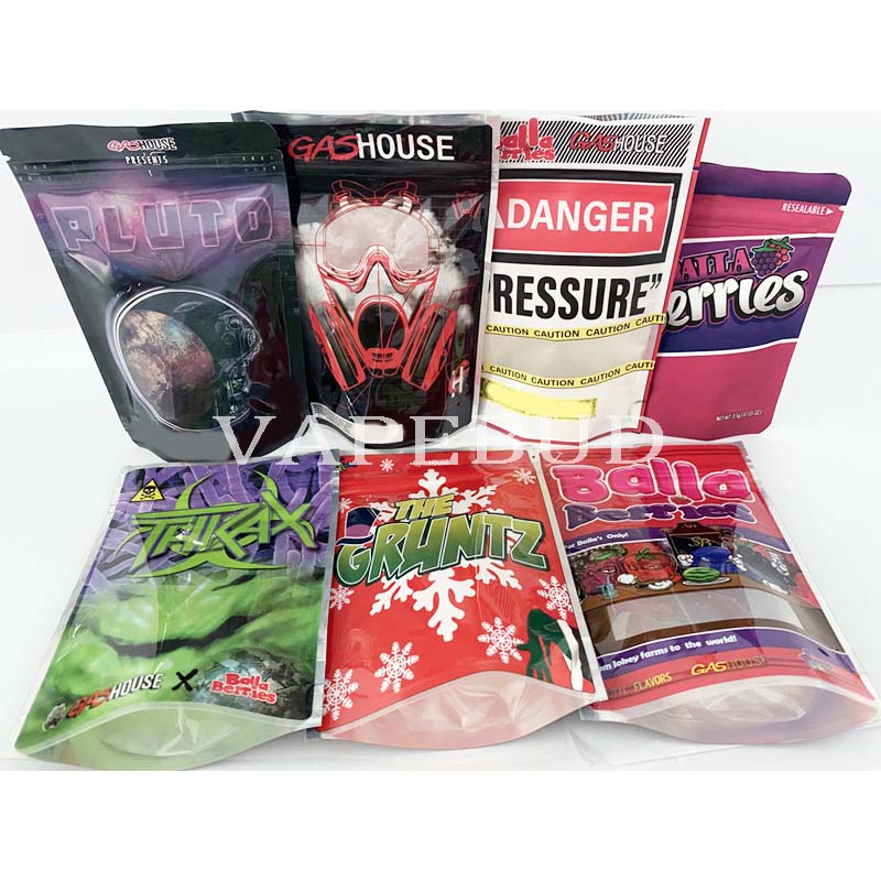 3.5g mylar zipper jokes up backpackboyz runtz GAS HOUSE PRESSURE THRAx BALLA BERRIES Smell Proof customised package bag packaging
3.5g mylar zipper jokes up backpackboyz runtz GAS HOUSE PRESSURE THRAx BALLA BERRIES Smell Proof customised package bag packaging