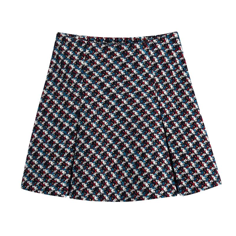 Skirts BLSQR Plaid Fashion Women High Waist Elegant Sexy Mini Skirt Lady Vintage Chic Casual Pleated Female, As picture
Skirts BLSQR Plaid Fashion Women High Waist Elegant Sexy Mini Skirt Lady Vintage Chic Casual Pleated Female, As picture
