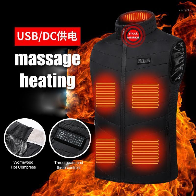 PARATAGO Warm Heating Vest Men Women Massage USB Heated Vest Winter Autumn Battery Wormwood Hot Compress Hiking Jacket P81861, Black two control
PARATAGO Warm Heating Vest Men Women Massage USB Heated Vest Winter Autumn Battery Wormwood Hot Compress Hiking Jacket P81861, Black two control