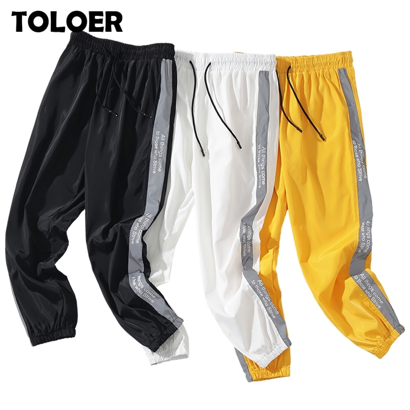 Men Casual Pants Quality Brand Men's Street Hip Hop Drawstring Trousers Fashion Male Thin Section Comfortable Sweatpants Joggers 201109, Cy5552 white
Men Casual Pants Quality Brand Men's Street Hip Hop Drawstring Trousers Fashion Male Thin Section Comfortable Sweatpants Joggers 201109, Cy5552 white