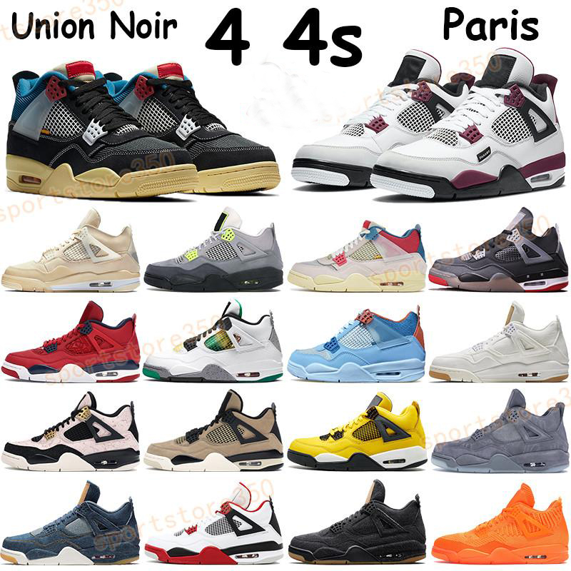 Jumpman 4 4s Union noir guava ice blue mens basketball shoes paris white x sail bred SE neon raste tour yellow denim game royal sneakers
Jumpman 4 4s Union noir guava ice blue mens basketball shoes paris white x sail bred SE neon raste tour yellow denim game royal sneakers