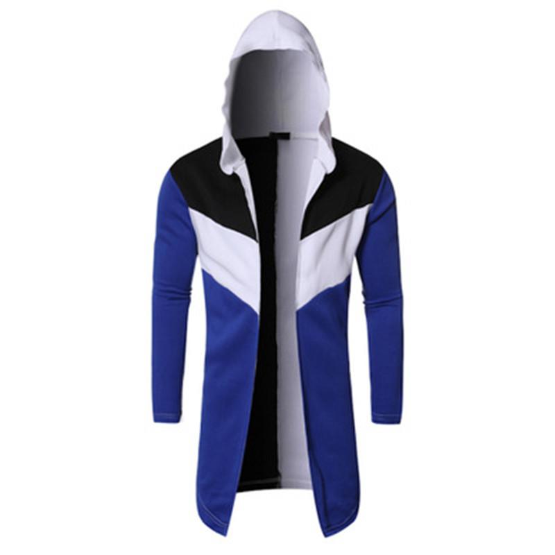 Man Colorblock Cardigan Coat Fashion Occident Winter Long Sleeve Casual Hooded Sweatshirt Designer Male Long Section Windbreaker Outerwear
Man Colorblock Cardigan Coat Fashion Occident Winter Long Sleeve Casual Hooded Sweatshirt Designer Male Long Section Windbreaker Outerwear
