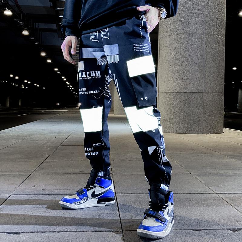 Men's Pants Patchwork Cargo Joggers Men Reflective Hip Hop Streetwear Letter Print Harem Mens Casual Male Trousers Sweatpants, K15
Men's Pants Patchwork Cargo Joggers Men Reflective Hip Hop Streetwear Letter Print Harem Mens Casual Male Trousers Sweatpants, K15