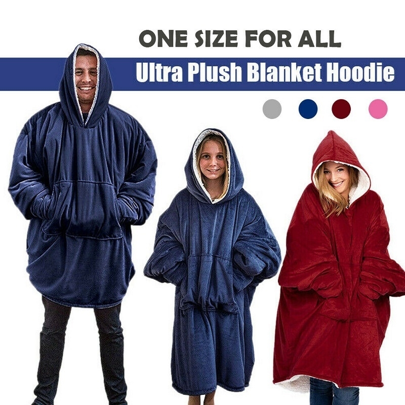 Winter Warm TV Pocket Hooded Blankets Adults Kids Bathrobe Sofa Cozy Blanket Sweatshirt Plush Coral Fleece Blankets Outwears 201204
Winter Warm TV Pocket Hooded Blankets Adults Kids Bathrobe Sofa Cozy Blanket Sweatshirt Plush Coral Fleece Blankets Outwears 201204