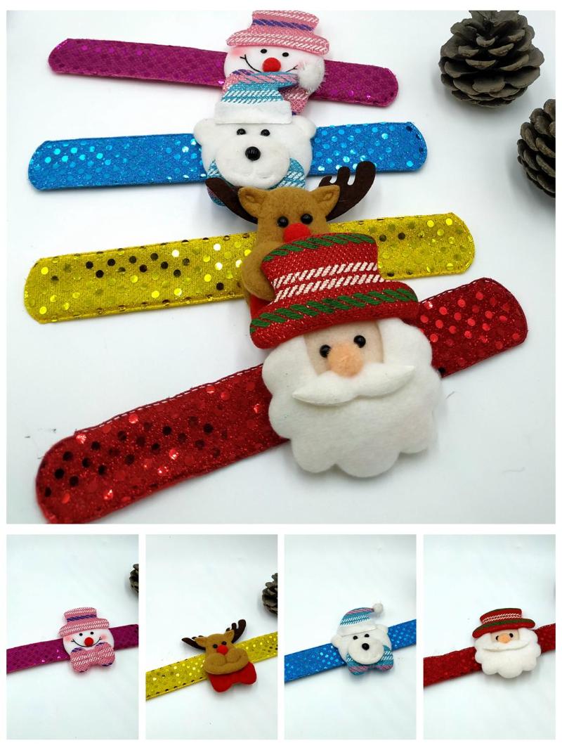 Christmas Slap Bracelet Decor Christmas Xmas Party Event Festival Decor Children Kids Gift Supply Xmas Gift New Year 2021
Christmas Slap Bracelet Decor Christmas Xmas Party Event Festival Decor Children Kids Gift Supply Xmas Gift New Year 2021
