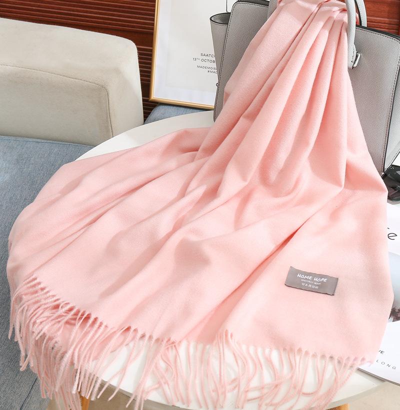 New Women Sacrf Winter Thick Double-Sided Scarf Warm Cashmere Solid Color Shawl Scarf Women Christmas Gift Best Quality
New Women Sacrf Winter Thick Double-Sided Scarf Warm Cashmere Solid Color Shawl Scarf Women Christmas Gift Best Quality
